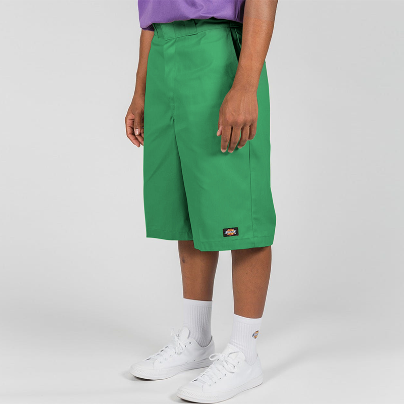 DICKIES - 42283 13 INCH LOOSE FIT MULTI POCKET WORK SHORT - Kelly Green