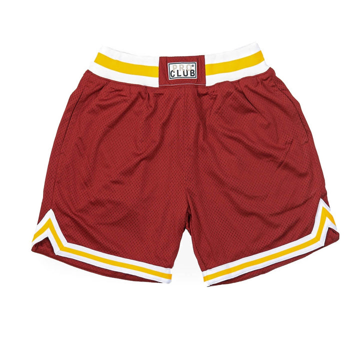 Pro Club Classic Basketball Shorts - Maroon