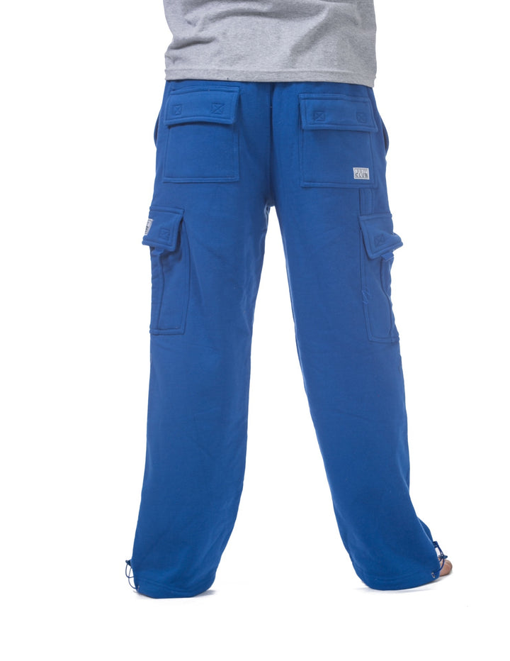 Pro Club Heavyweight Fleece Cargo Pants - ROYAL