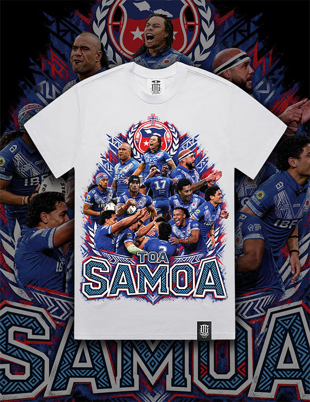 OG Culture X Pro Club Heavyweight Tee - Samoa 2026 Rugby World Cup