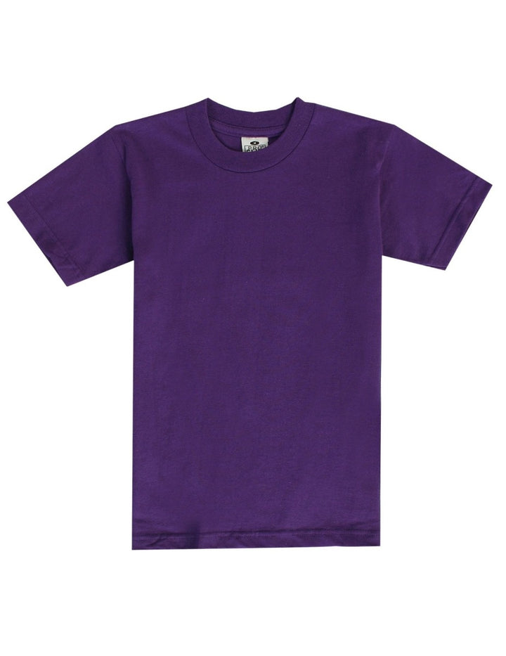 Pro Club Youth Short Sleeve Crew Neck Tee - PURPLE