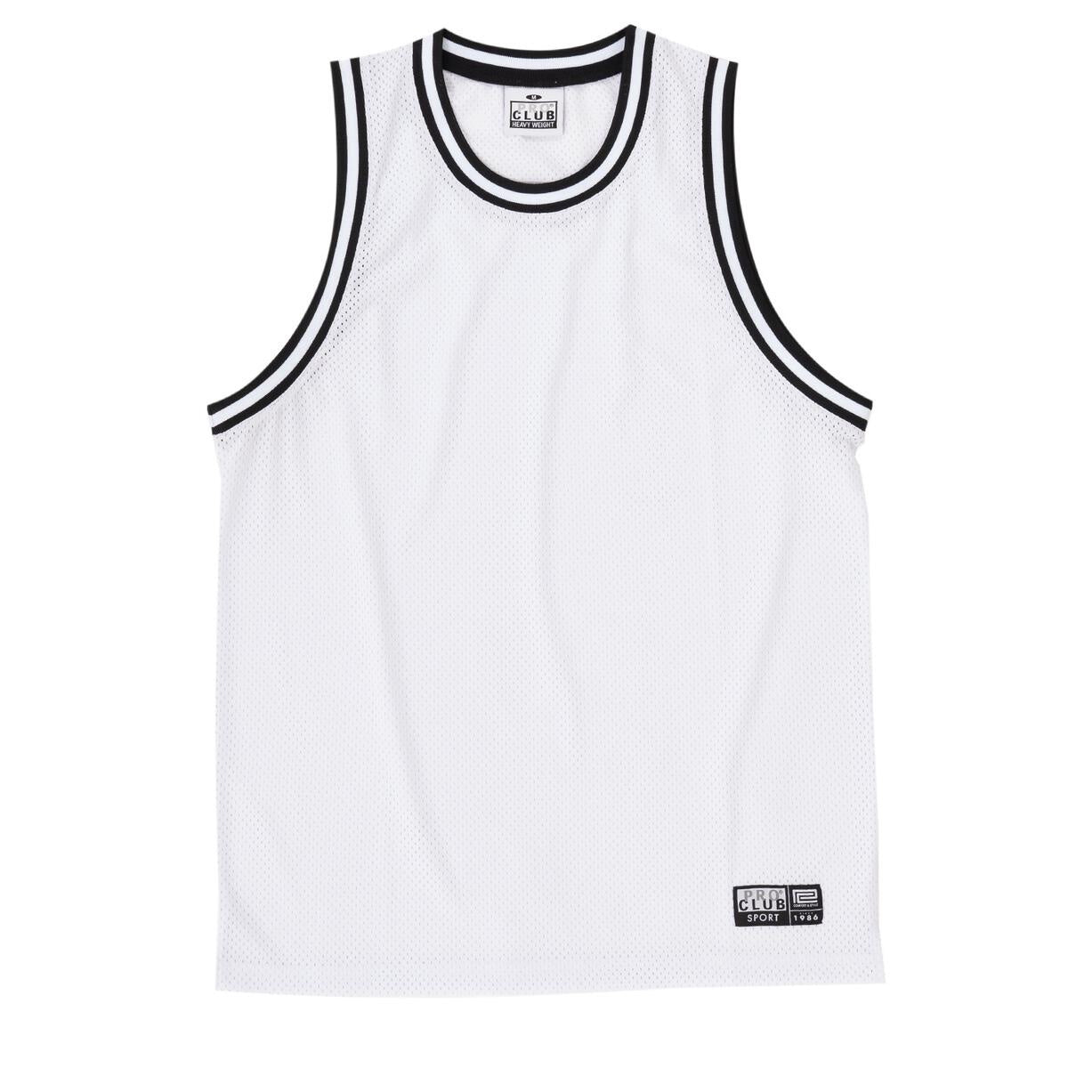Pro Club Classic Basketball Jersey - White