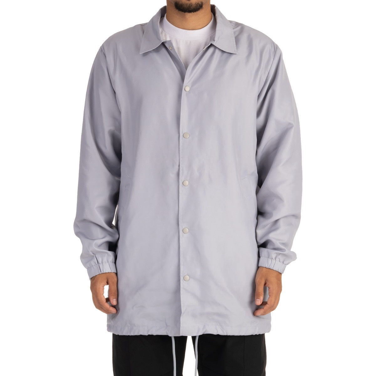 Pro Club Extended Coach Jacket - Silver