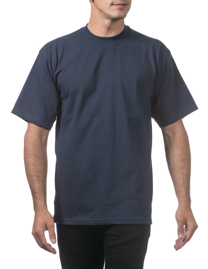 Pro Club Men's Heavyweight Short Sleeve Tee - NAVY