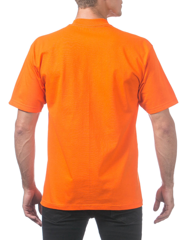 Pro Club Men's Heavyweight Short Sleeve Tee - ORANGE TAN
