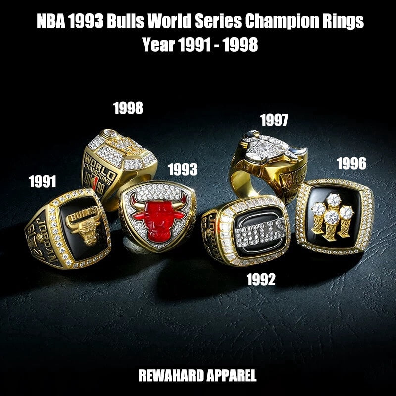 NAB 1998 Bulls World Series Champions Players Ring