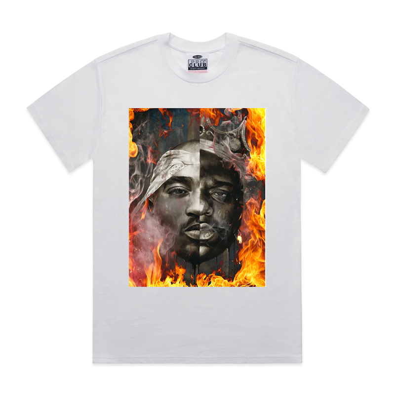 Pro Club Tupac vs Biggie Digital printed Tee