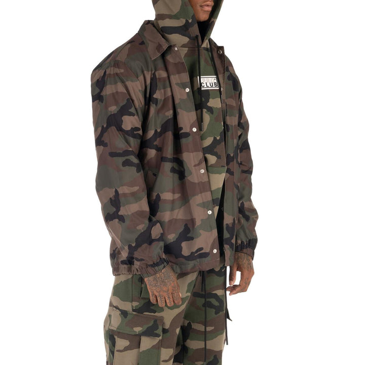 Pro Club Standard Coach Jacket - Green Camo